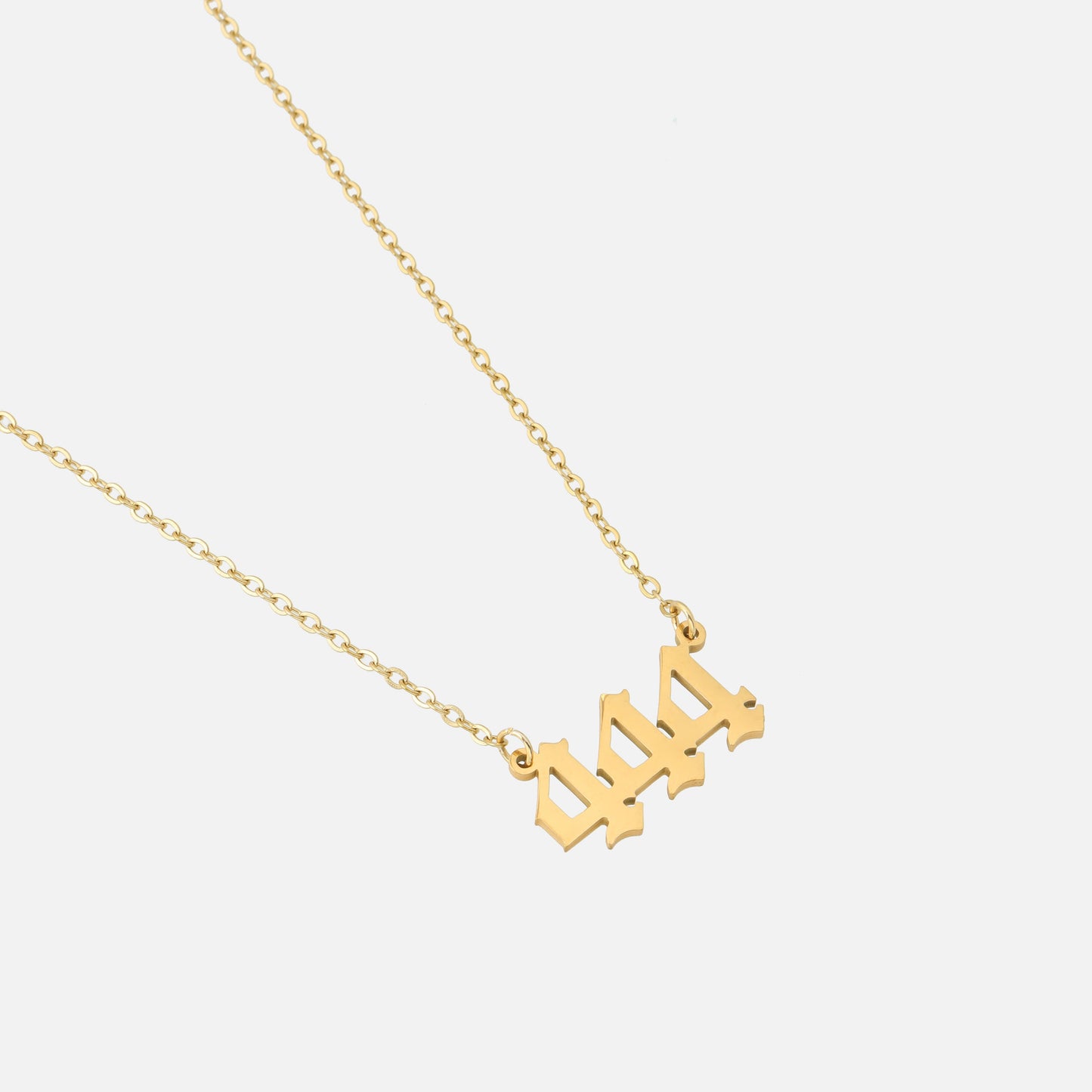 Vintage Angel Numbers Necklace