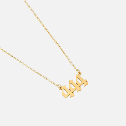 Vintage Angel Numbers Necklace