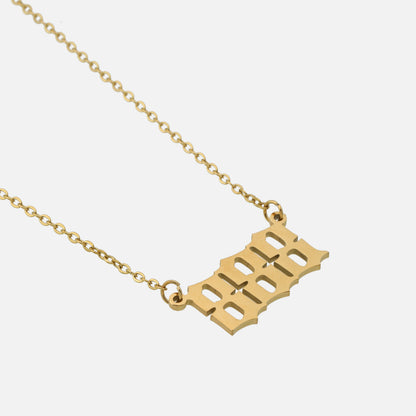 Vintage Angel Numbers Necklace