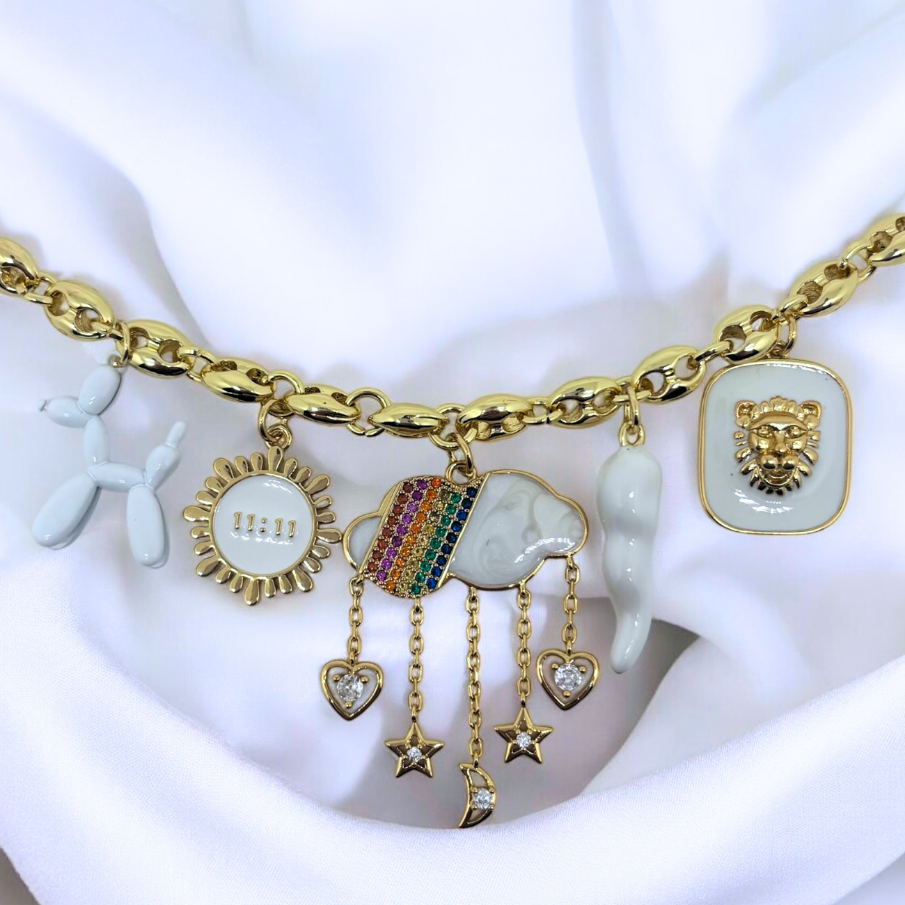 Rainbow Dust Necklace (Handmade & Limited Edition)