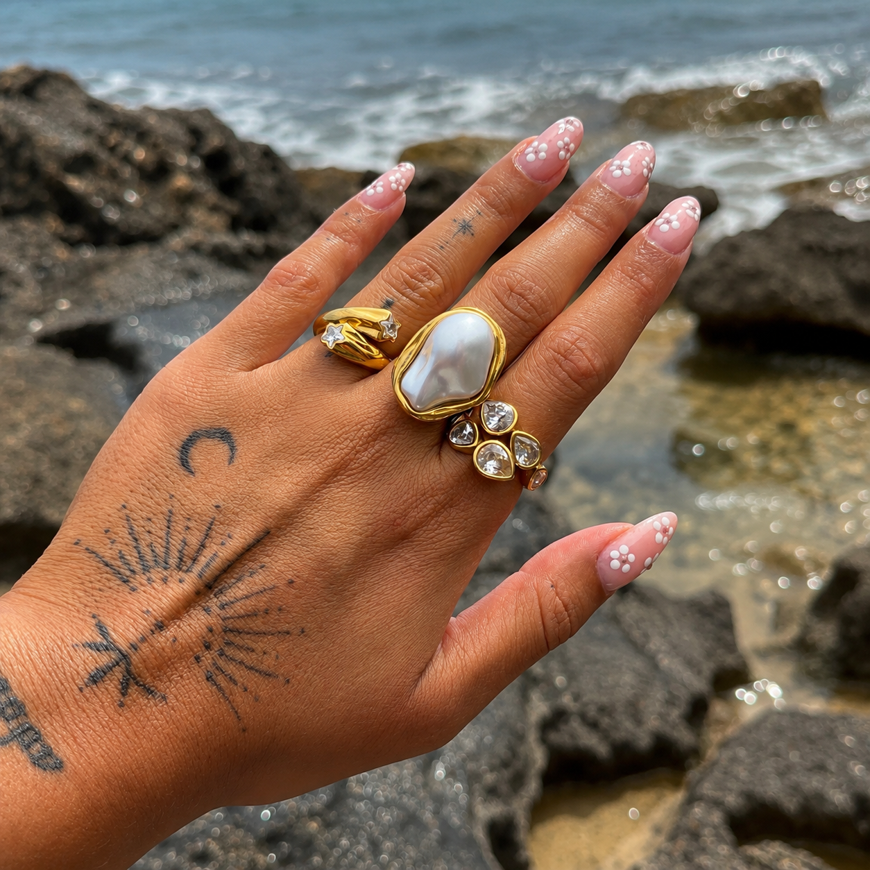 Lustre Ring (Adjustable)