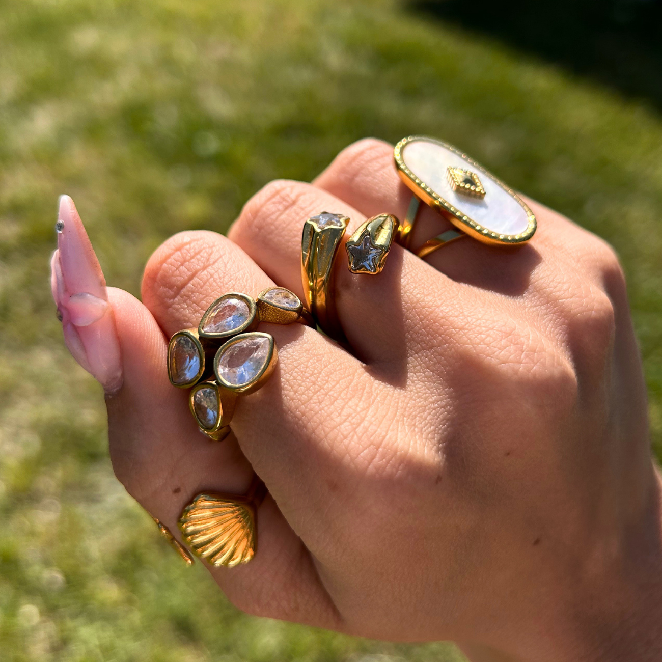 Lustre Ring (Adjustable)