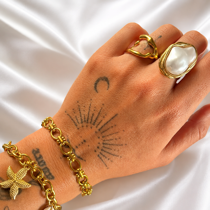 Aurapearl Ring (Adjustable)