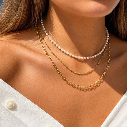 Triple Topaz Necklace